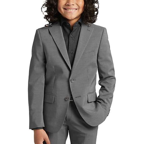 Kenneth Cole Men's Reaction Boy's Suit Gray - Size: Boys 20