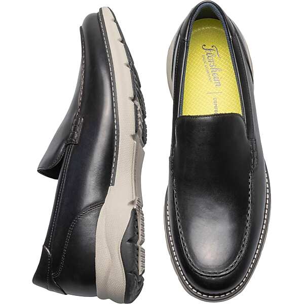 Florsheim Men's Frenzi Moc Toe Slip On Shoes Black - Size: 13 WIDE