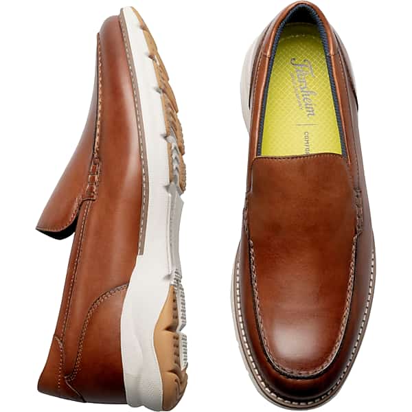 Florsheim Men's Frenzi Moc Toe Slip On Shoes Cognac - Size: 8 D-Width