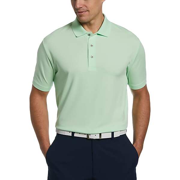 PGA Tour Men's Classic Fit Airflux Polo Lime - Size: Large