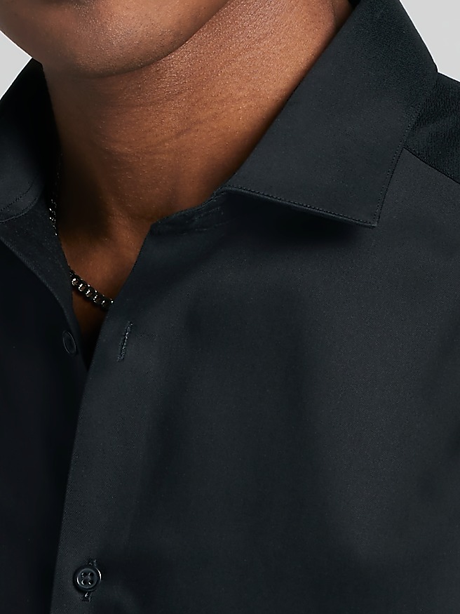 Cheap black dress shirt best sale