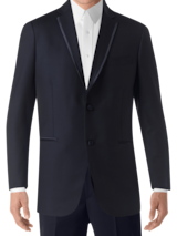 Joseph Abboud Navy Satin Edged Notch Lapel Tuxedo (1150)