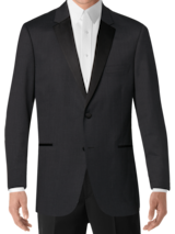 Calvin Klein Charcoal Gray Performance Wool Suit (1171)