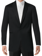 BLACK by Vera Wang Black Peak Lapel Tux (1231)