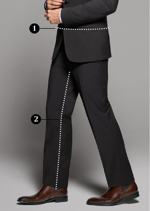 mens dress pants with tapered leg