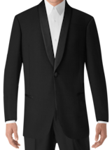 Calvin Klein Black Shawl Lapel Tuxedo (1869)