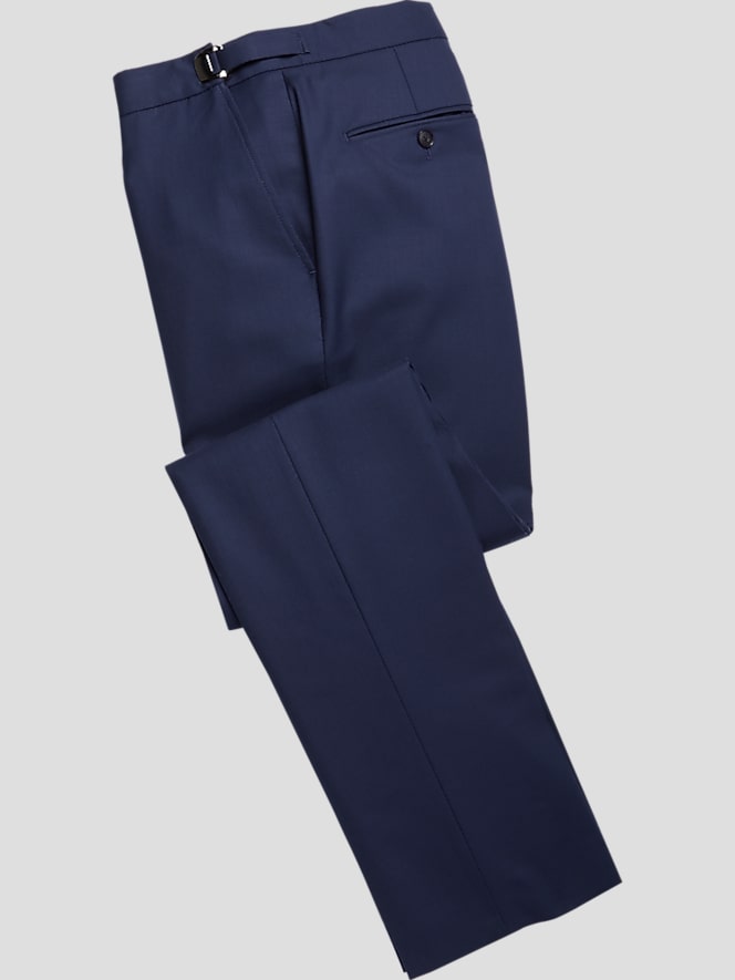  BLACK by Vera Wang Blue Flat Front pants (2219)