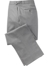 Pronto Uomo Gray Flat-Front Pants (2917)