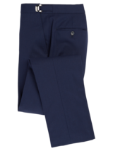Pronto Uomo Navy Flat-Front Pants (2945)