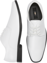 Joseph Abboud White Patent Dress Shoes (4500)