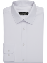 Pronto Uomo White 4-Way Stretch Point Collar Shirt (5470)