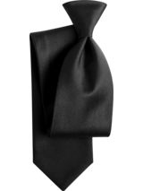Duet Black Faille Euro Tie (8816DFBLK)