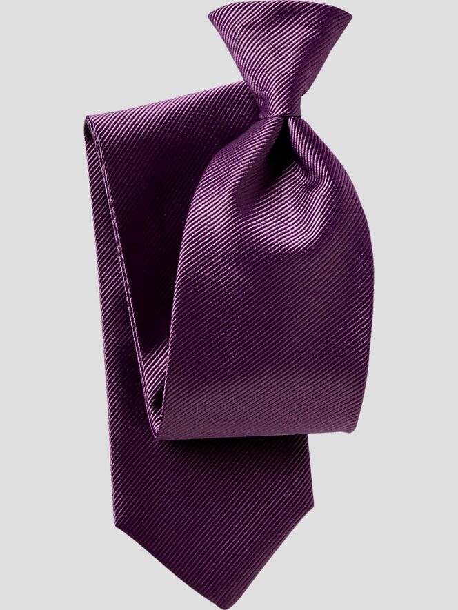  Duet Plum Faille Euro Tie (8816DFPLM)