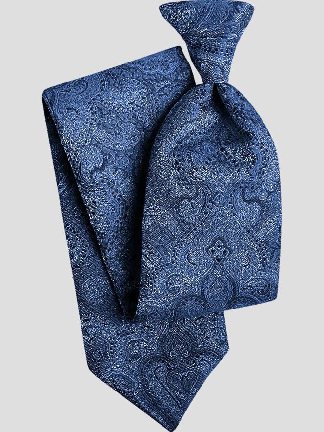  Duet Marine Paisley Euro Tie (8816DPMAR)