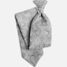  Duet Silver Paisley Euro Tie (8816DPSLV)