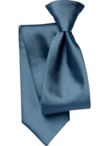 Sterling Steel Blue Faille Euro Tie (8816SBSTB)