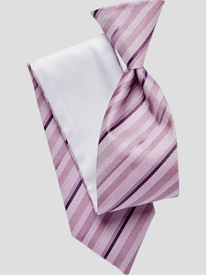  Sterling Wisteria Stripe Euro Tie (8816SSWIS)