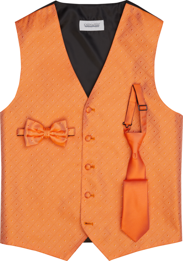 Kids Orange Full Back Dress Vest 