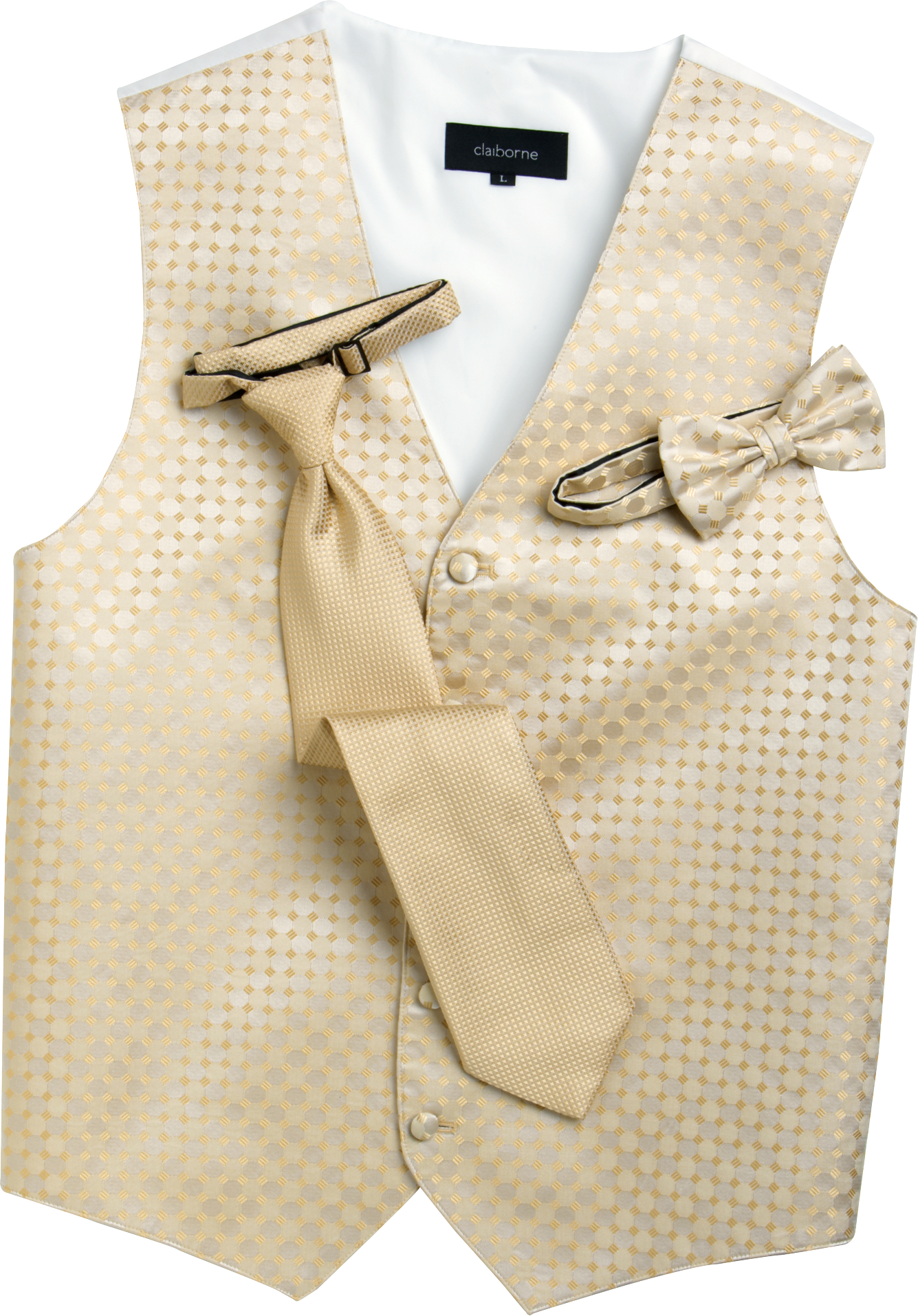 suit vest gold