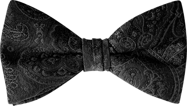 Black Paisley 88832 USED Bow Tie 