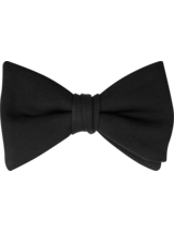 Black Grosgrain Bow Tie (8960VWBLK)