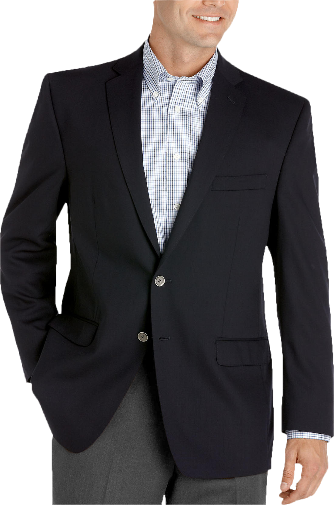 Calvin Klein Navy Slim Fit Blazer - Men's Sale | Men's Wearhouse