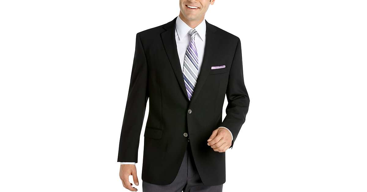 Calvin Klein Black Slim Fit Blazer Men's Sale Men's Wearhouse
