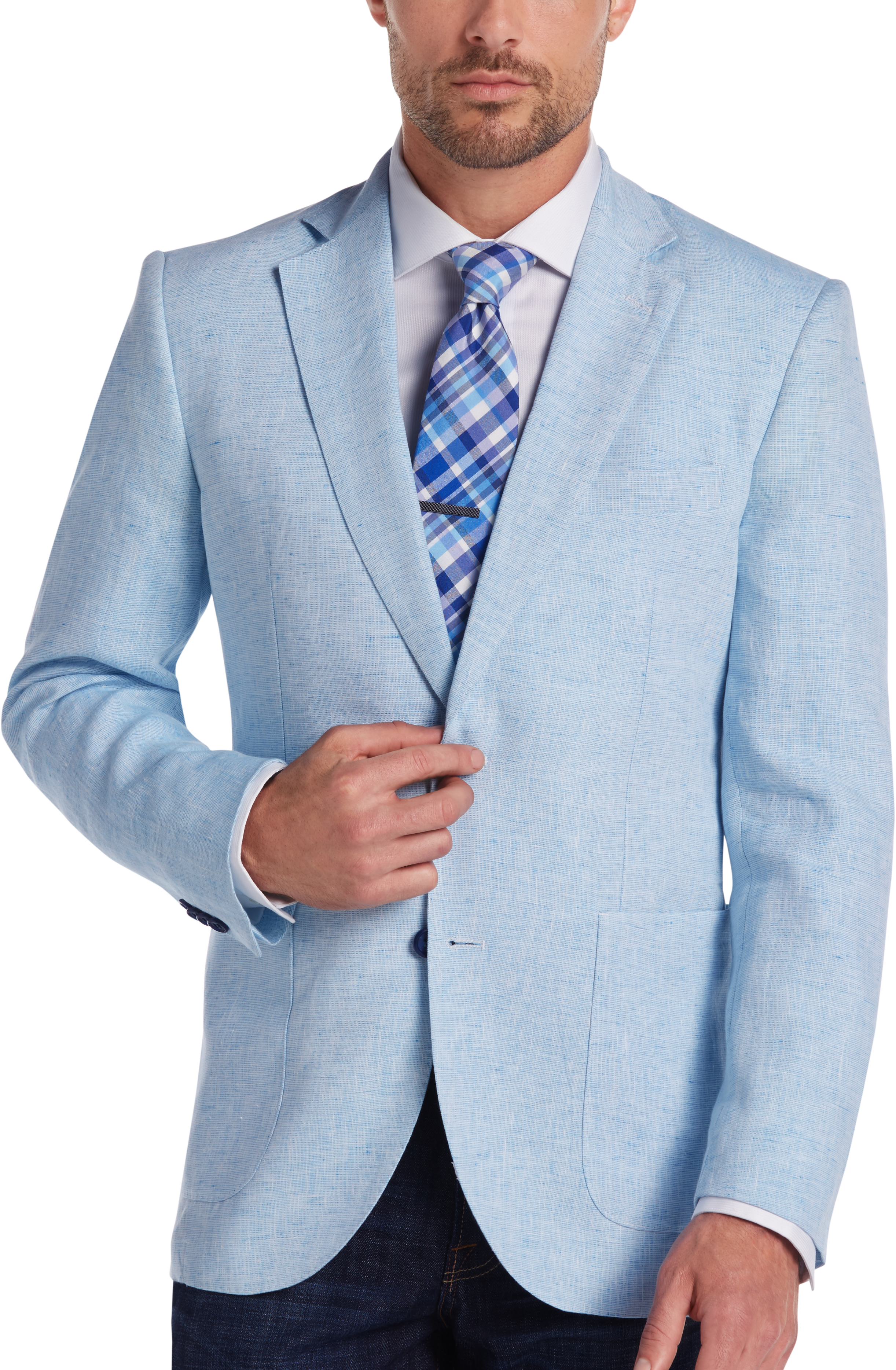 Tailorbyrd Light Blue Slim Fit Sport Coat - Men's Sale | Men's Wearhouse