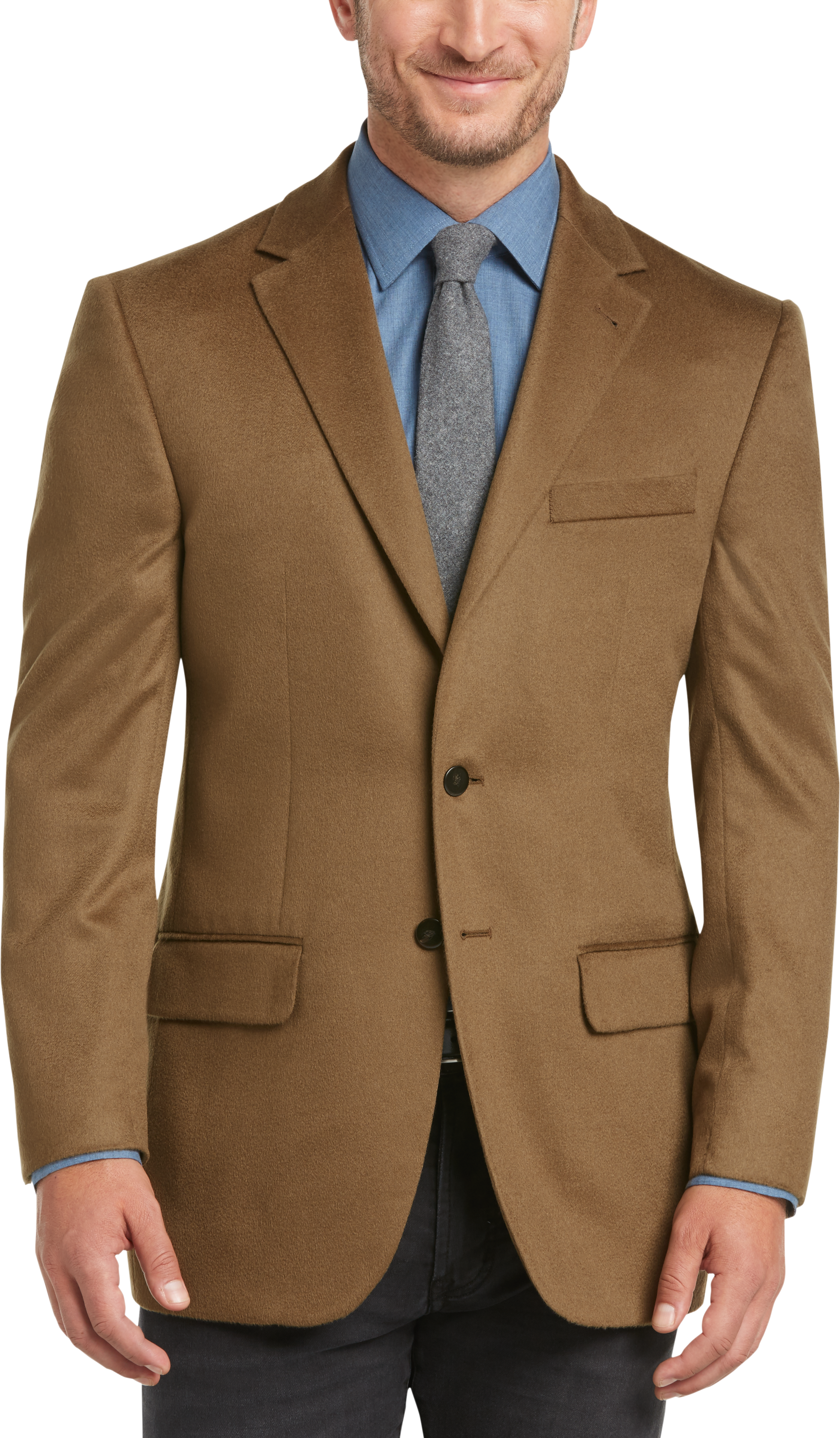 Joseph Abboud Vicuna Brown Cashmere Jacket - Men's Sale | Men's Wearhouse