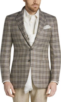 Joseph Abboud Collection Brown Plaid Modern Fit Sport Coat - Men's Sale ...