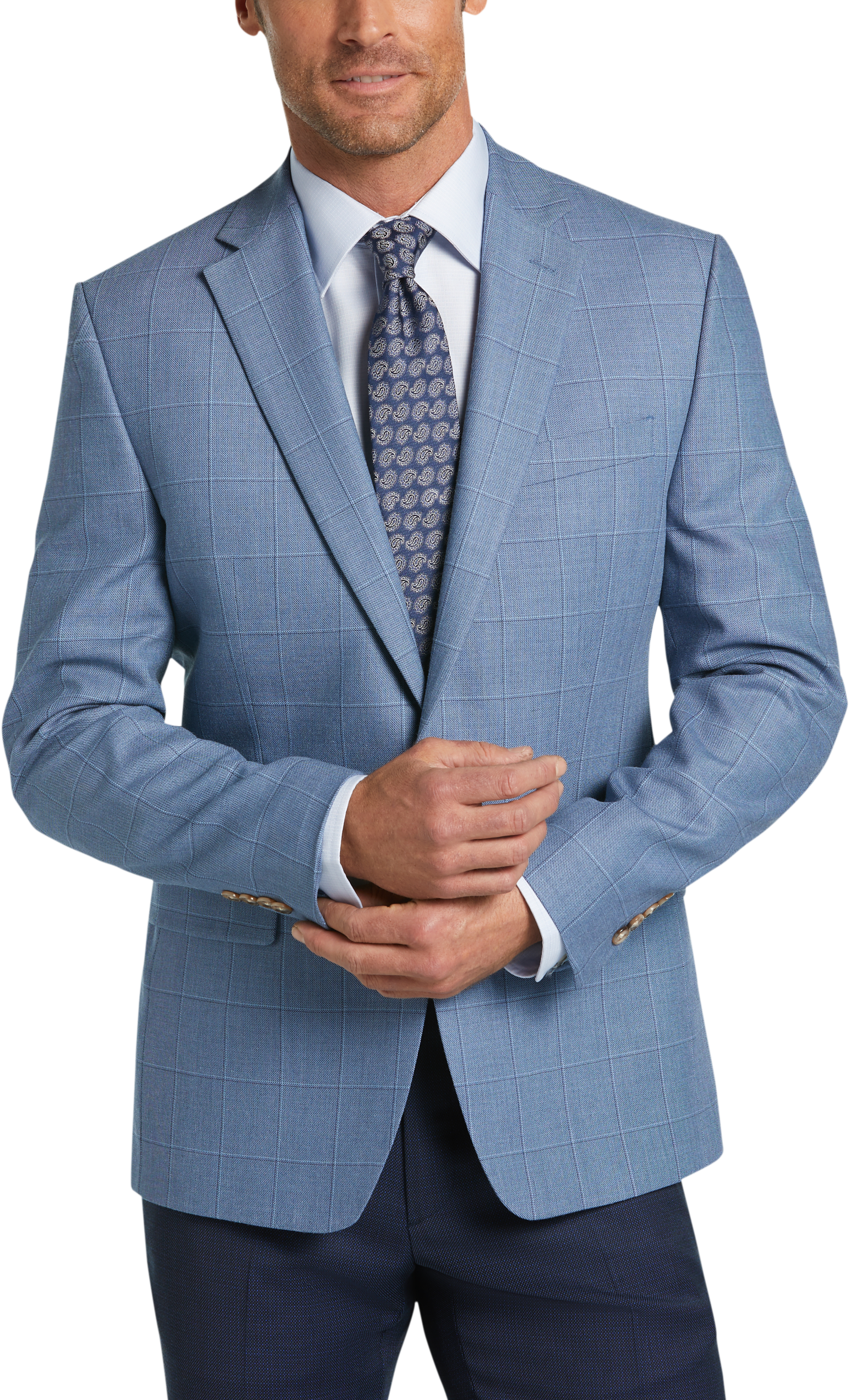 lauren by ralph lauren blue classic fit suit
