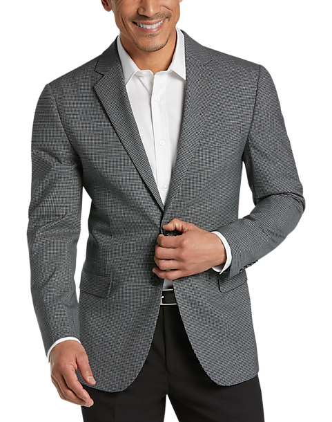 Egara Gray Check Slim Fit Sport Coat - Men's Sale | Men's Wearhouse