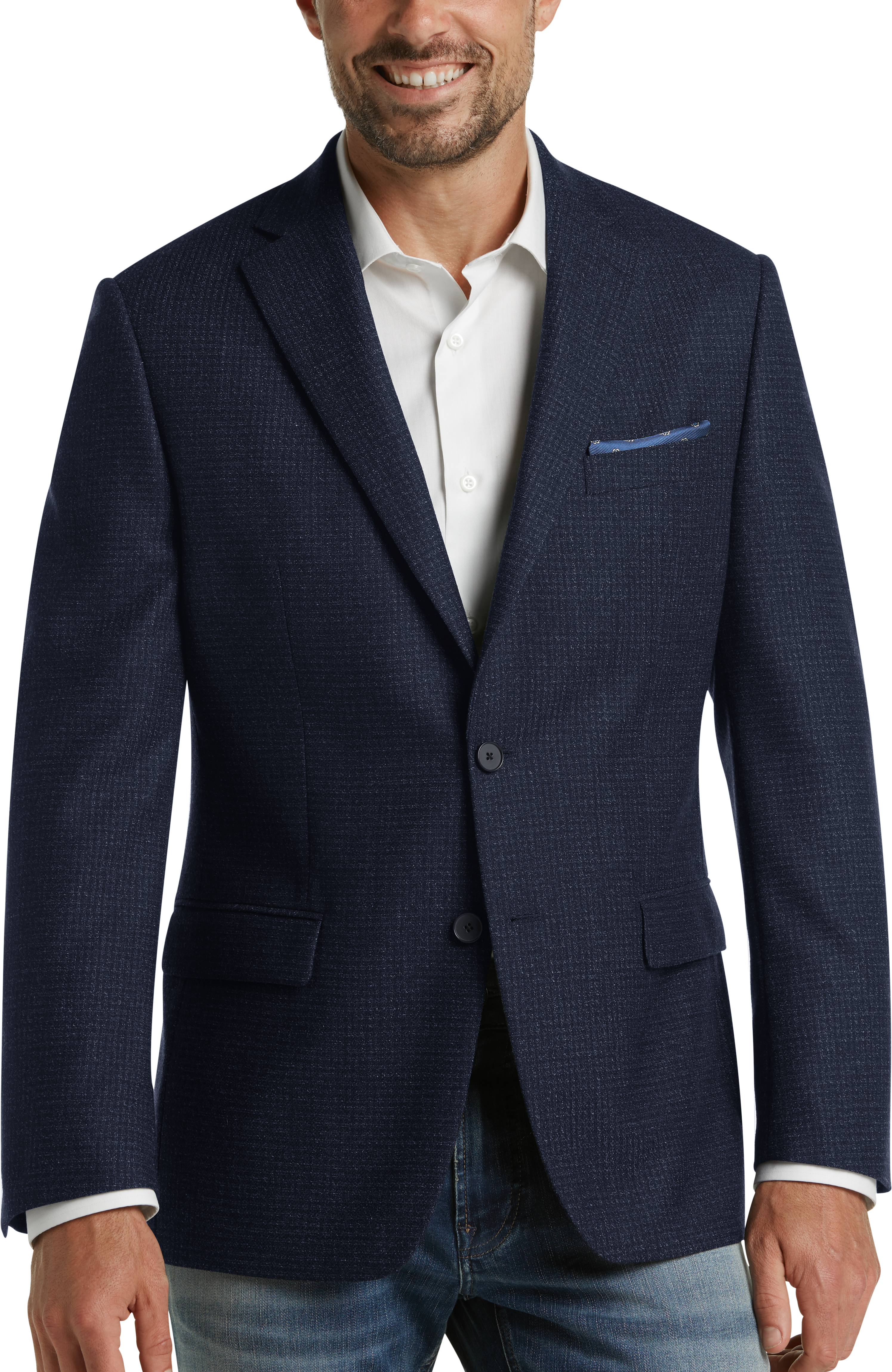 calvin klein navy blazer