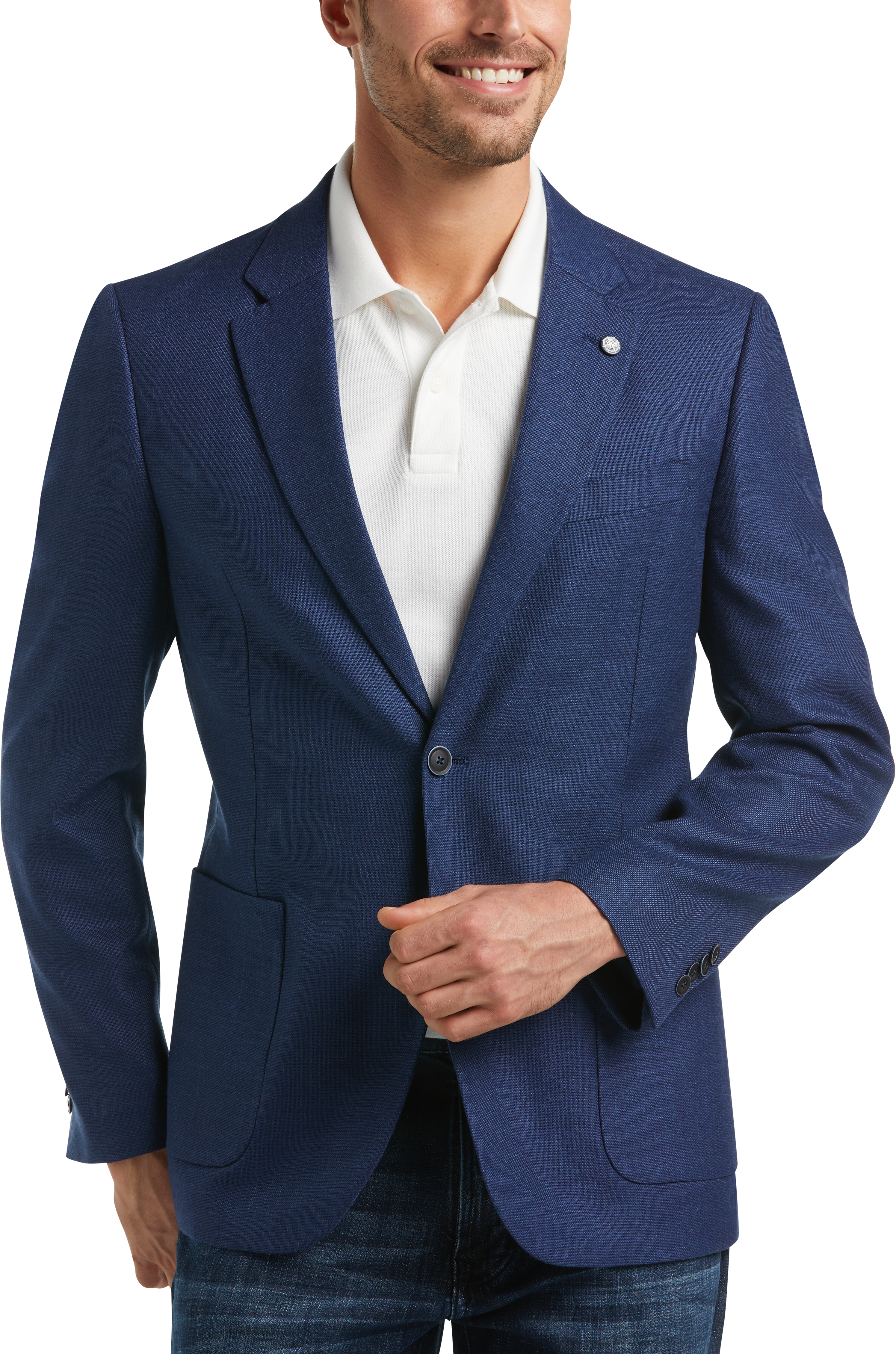 Nautica Navy Modern Fit Sport Coat - Men's Sale | Men's Wearhouse