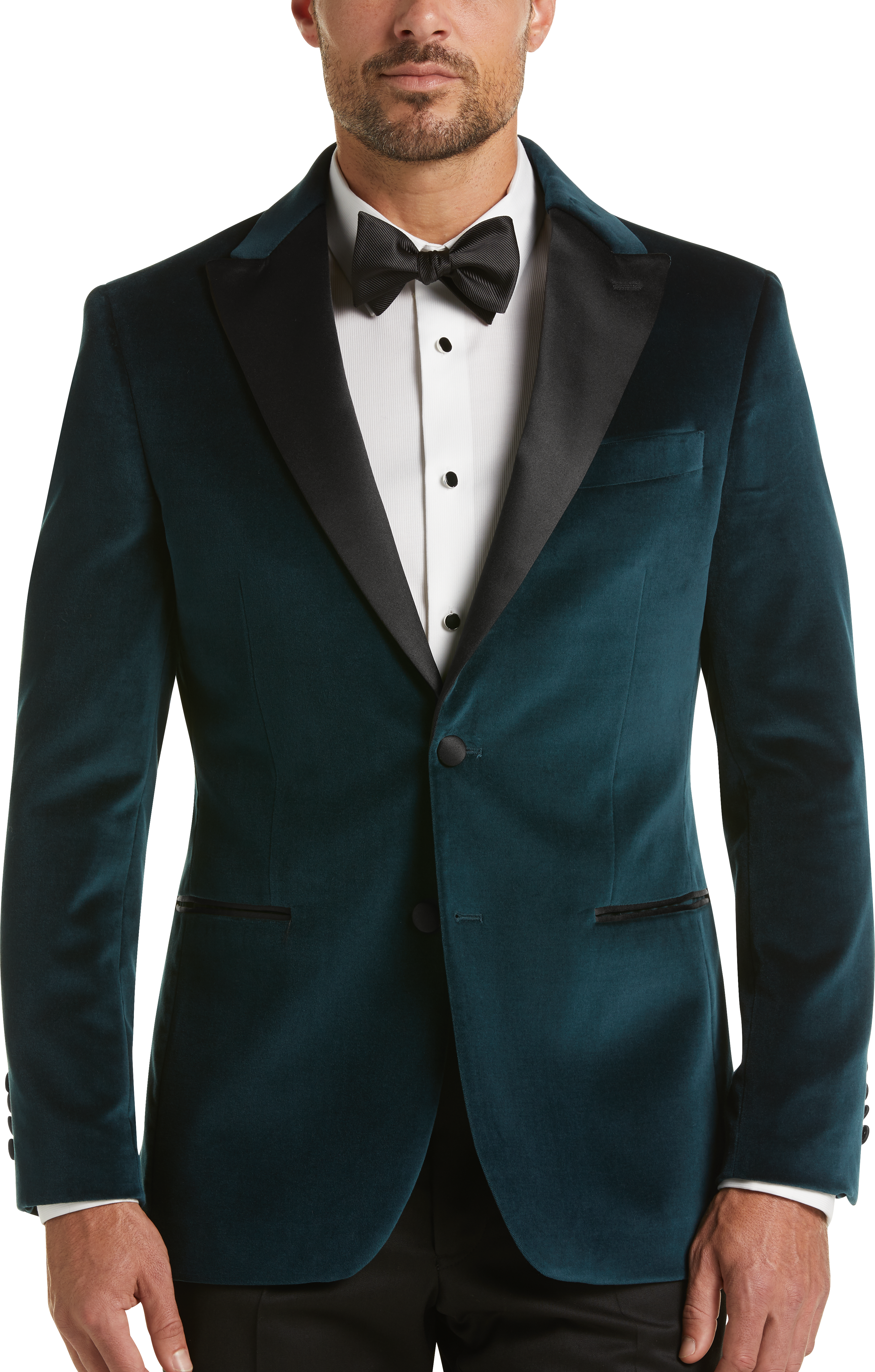 Egara Green Velvet Slim Fit Dinner Jacket - Men's Suits | Men's Wearhouse