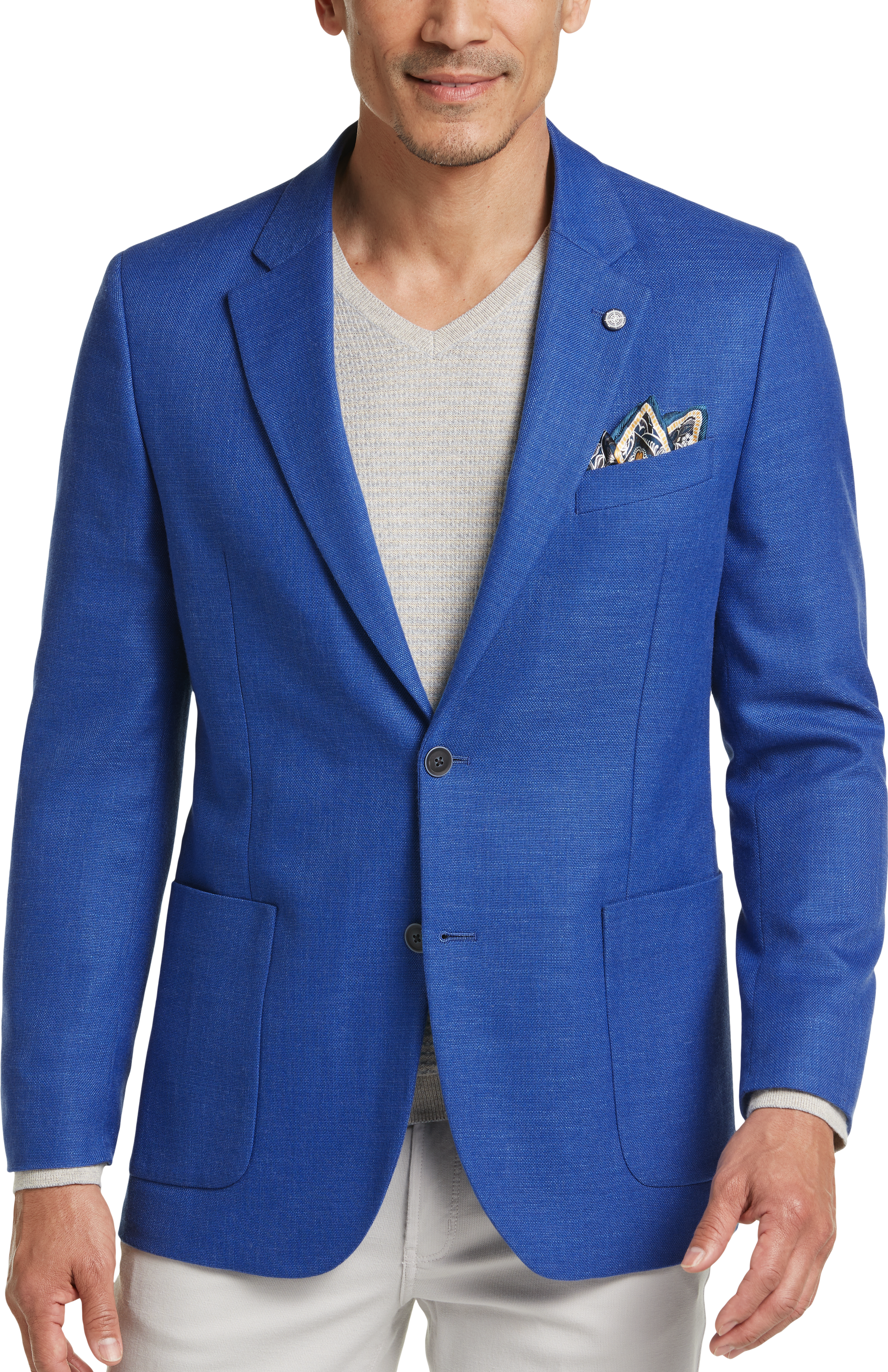 Nautica Blue Modern Fit Sport Coat Mens Sport Coats Mens Wearhouse 