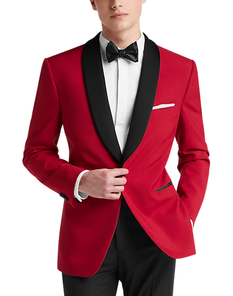 Men's Prom Tuxedo Jacket Satin Shawl Lapel Slim Fit Blazer Suit 