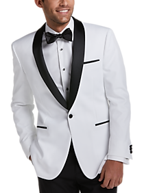 Mens Blazers & Sport Coats, Big & Tall - Egara Slim Fit Dinner Jacket, White - Men's Wearhouse