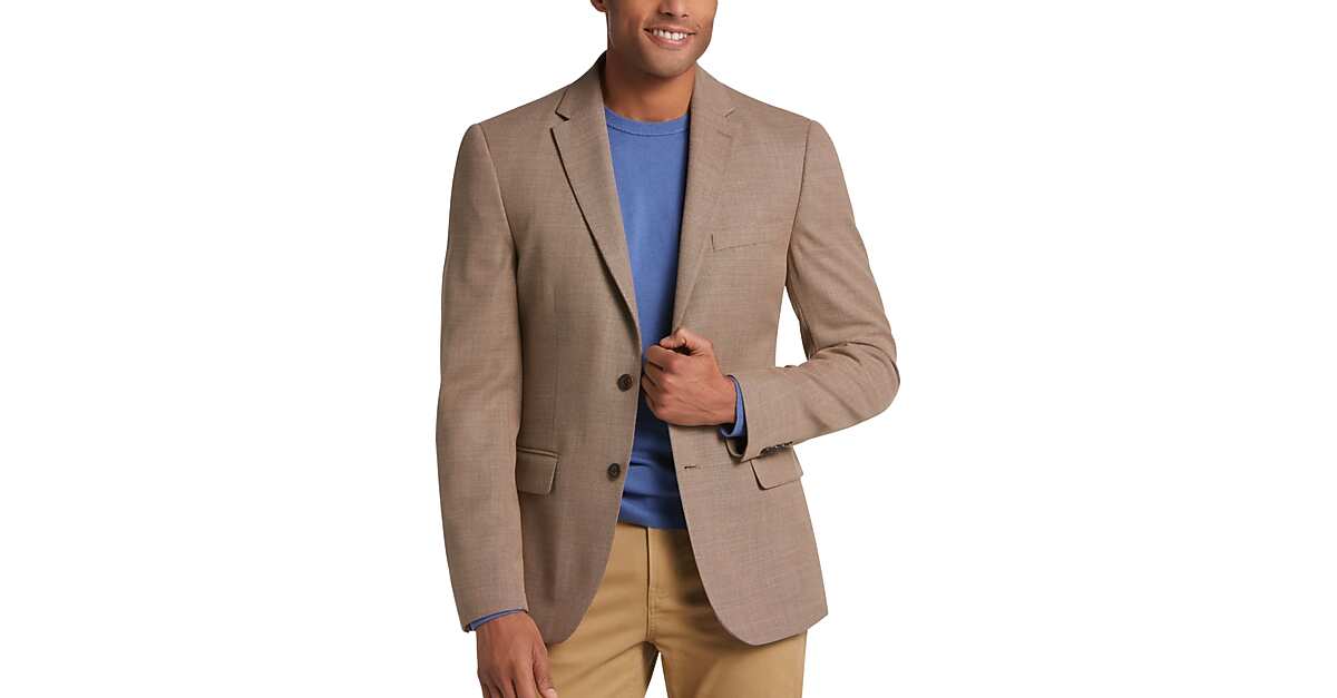 Tommy Hilfiger Modern Fit Sport Coat, Brown Men's Sport Coats Men's Wearhouse