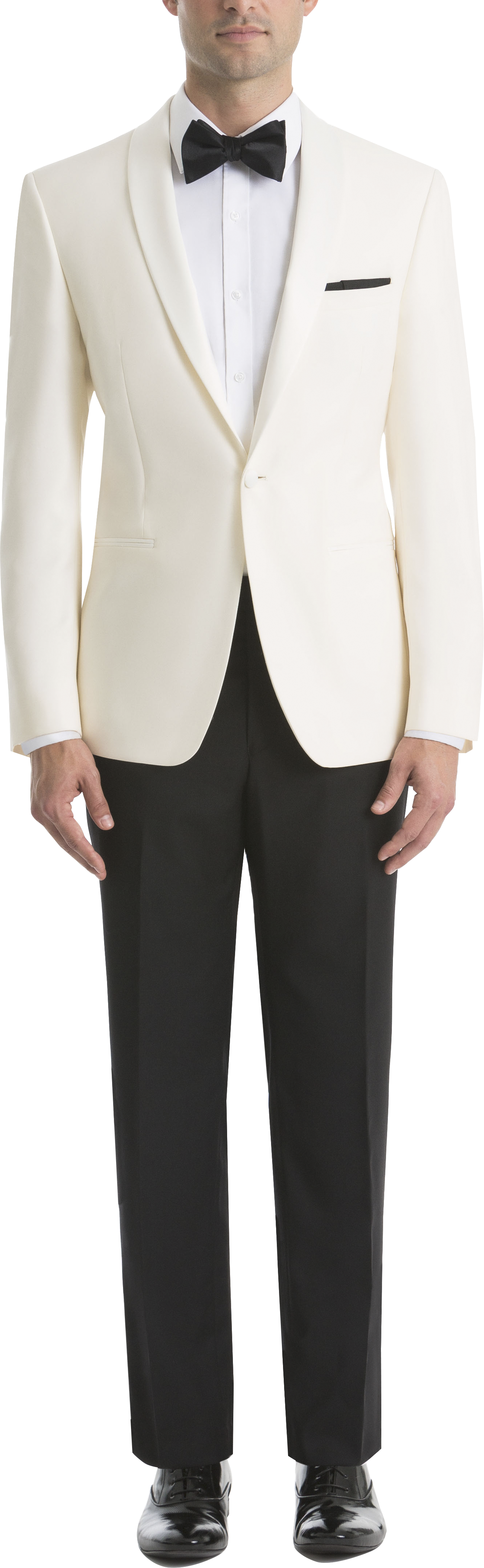 Lauren By Ralph Lauren Classic Fit Tuxedo Blazer, Cream - Mens Suits - Men's Wearhouse