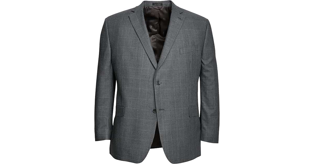 Lauren by Ralph Lauren Executive Fit Sport Coat, Gray Check - Men's Sport  Coats | Men's Wearhouse