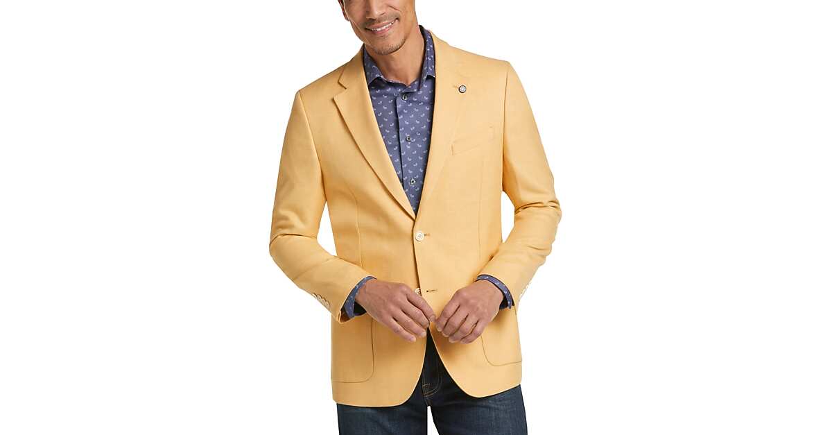Nautica Modern Fit Sport Coat, Yellow Men's Sport Coats Men's Wearhouse