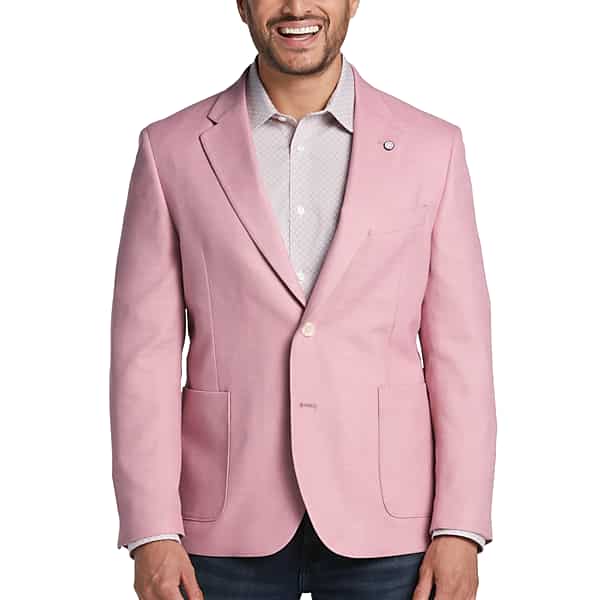 1960s Mens Suits | Mod, Skinny, Nehru Nautica Mens Modern Fit Sport Coat Pink - Size 38 Short $119.99 AT vintagedancer.com