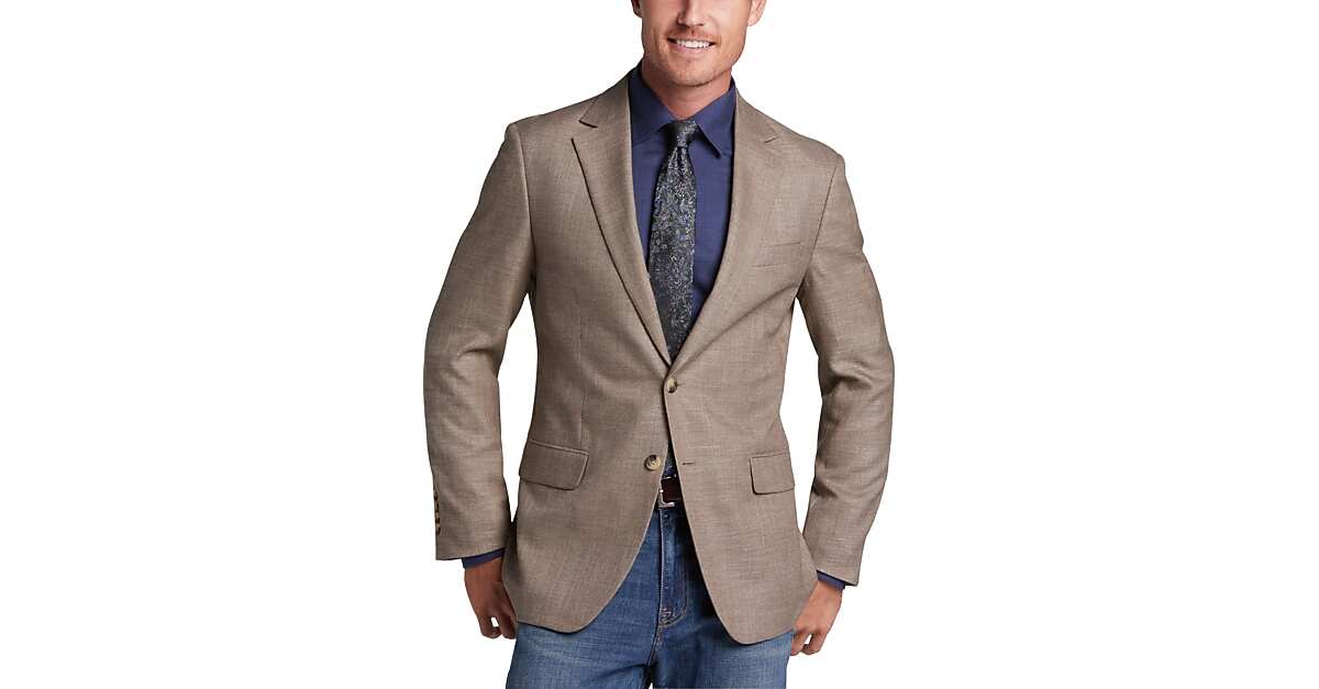 Pronto Uomo Modern Fit Sport Coat, Tan Men's Sport Coats Men's