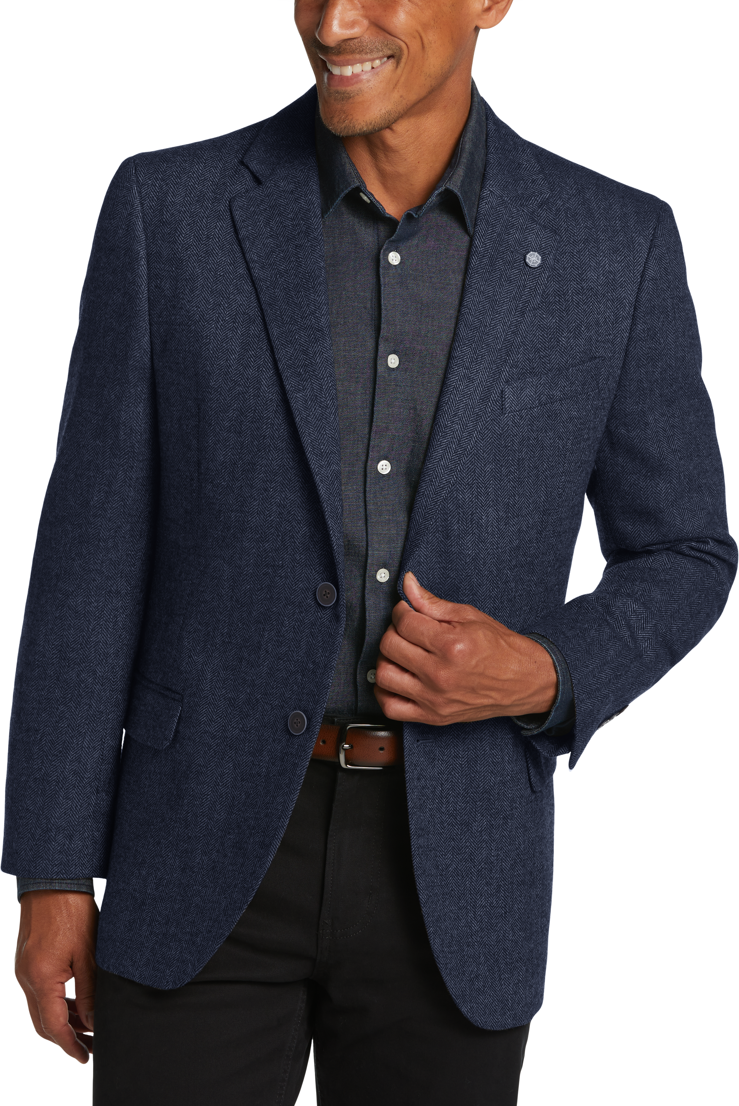 Nautica tan microsuede outlet modern fit sport coat