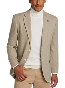 Mens Sport Coats - Nautica Modern Fit Sport Coat, Tan Herringbone Tweed - Men's Wearhouse