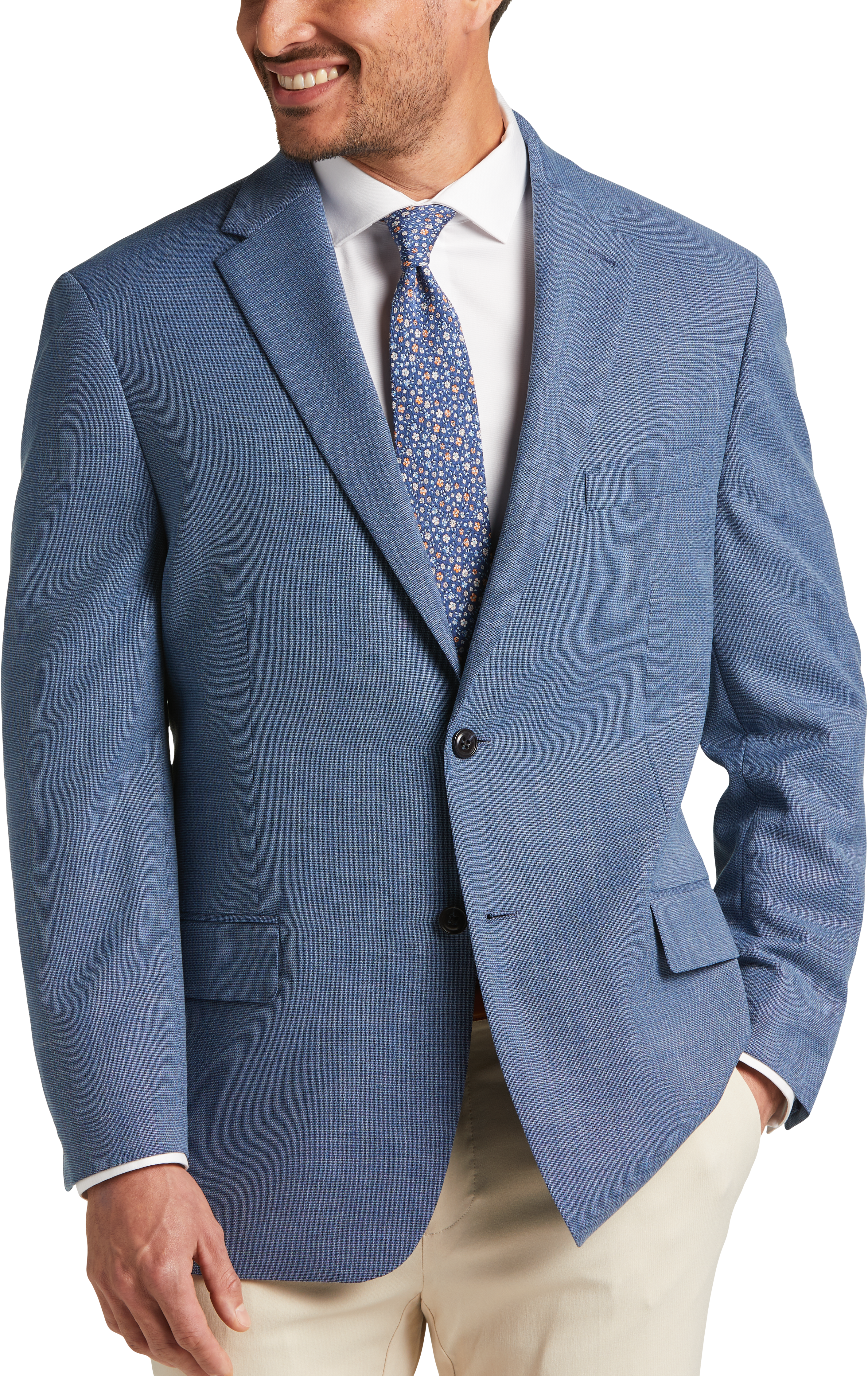 Tommy Hilfiger Modern Fit Sport Coat, Gray Tic