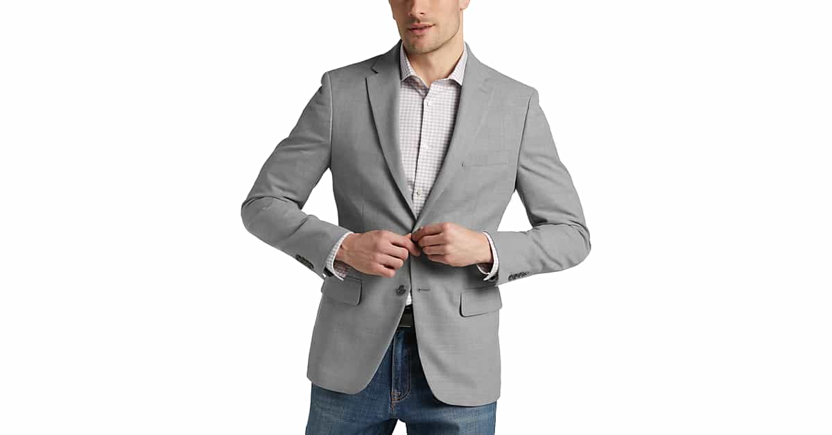 Grey sports jacket top