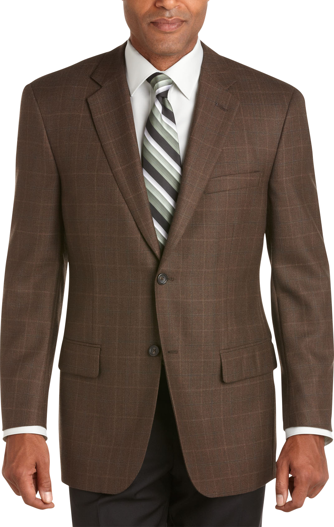 Joseph & Feiss Gold Sport Coat, Brown Plaid - Men's Sale | Men's Wearhouse