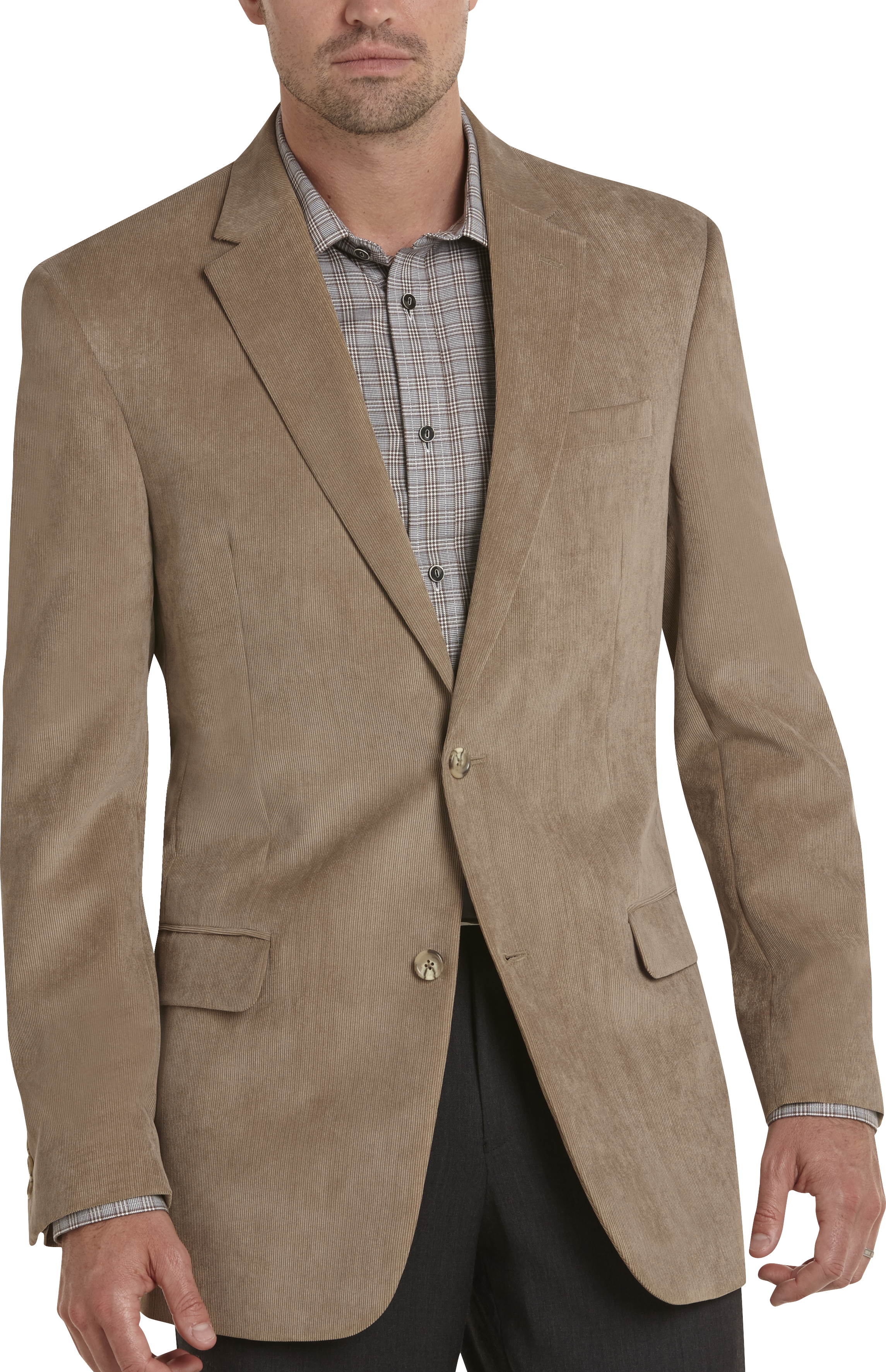 Pronto Uomo Tan Microsuede Modern Fit Sport Coat Mens Sale Mens Wearhouse